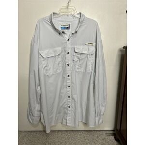 Magellan Outdoors‎ Fish Gear Long Sleeve Men's Shirt White  3XL